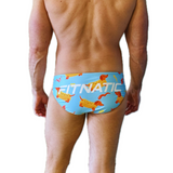 MENS CLASSIC HOT DOGS BLUE SWIM BRIEFS