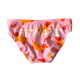 BOYS CLASSIC HOT DOGS PINK SWIM BRIEFS