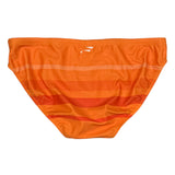 MENS CLASSIC STRIPE ORANGE SWIM BRIEFS