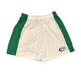FOOTYBOYS SOCCER: White & Green Shorts