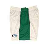 FOOTYBOYS SOCCER: White & Green Shorts