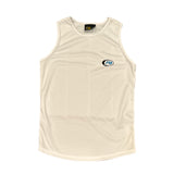 FOOTYBOYS TRAINING SINGLET: Classic White