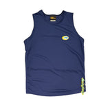 FOOTYBOYS TRAINING SINGLET: Classic Navy Blue
