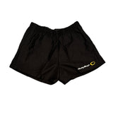 FOOTYBOYS RUGBY UNION CLASSIC: Black Player Shorts